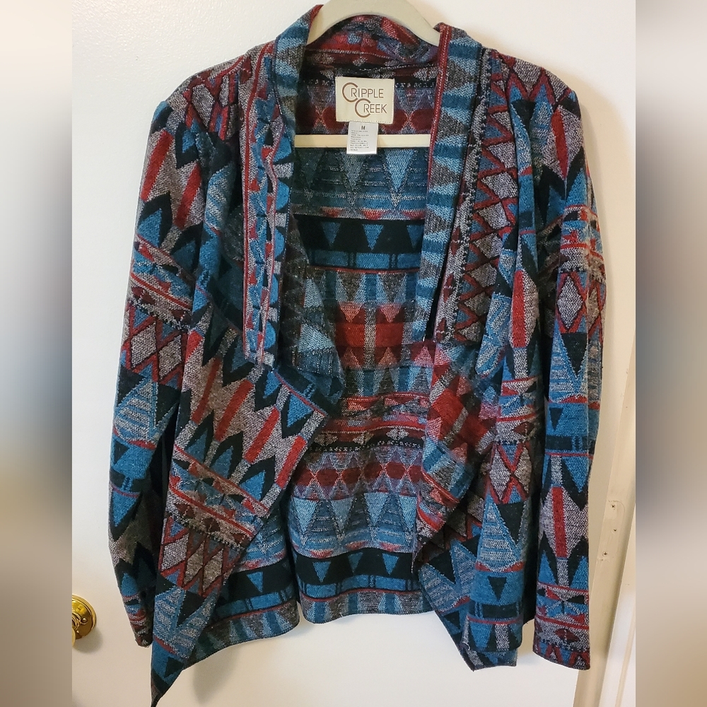 Cripple Creek Open Front Jacket Medium